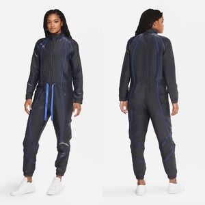 Revolve Jordan NWT Sisterhood Flight Suit in Black & Hyper Royal XS Standard Fit